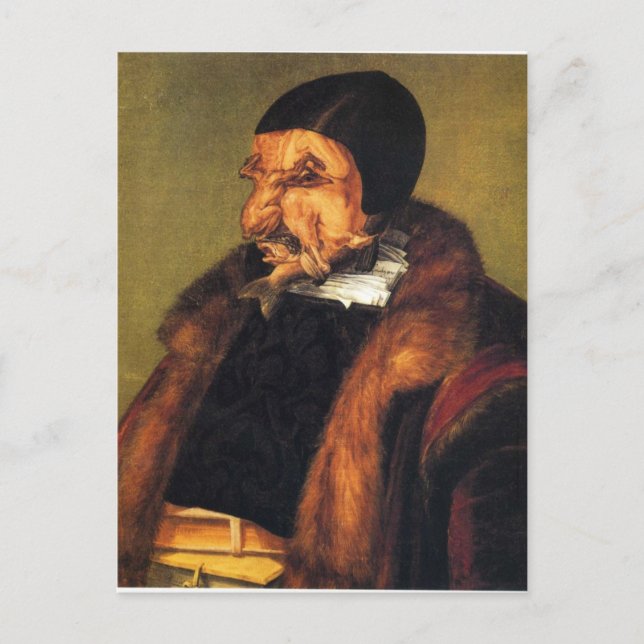 Cartão Postal O advogado de Giuseppe Arcimboldo (Frente)