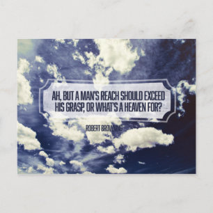 Cartão Postal O alcance de um homem