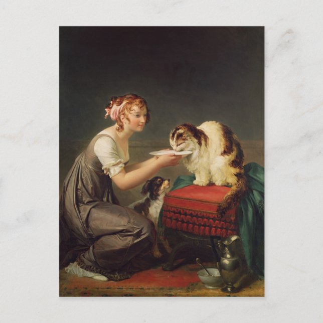 Cartão Postal O almoço do Gato (Frente)