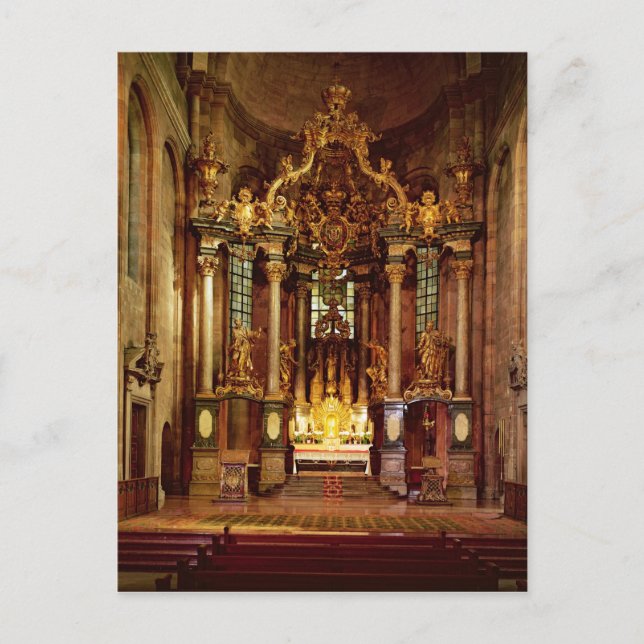 Cartão Postal O altar alto no coro leste (Frente)
