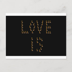 Cartão Postal O Amor