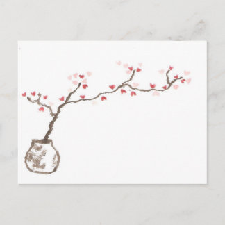 Cartão Postal o amor cresce