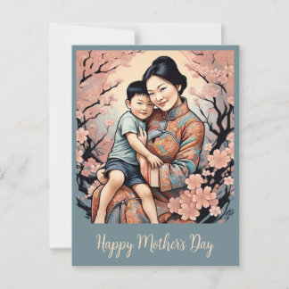 CARTÃO POSTAL "O AMOR DA MÃE"