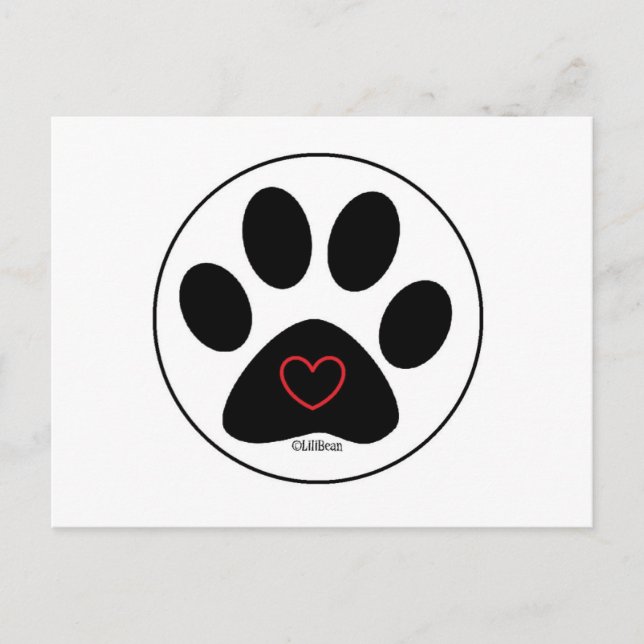 Cartão Postal O amor de LiliBean (Frente)