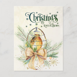 Cartão Postal O Amor de Natal é o Nascer John 3:16