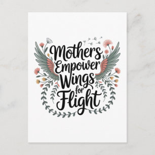 Cartão Postal O Amor de uma Mãe É o Superpoder Definitivo