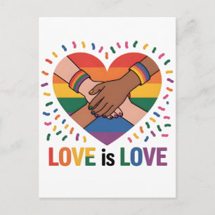 Cartão Postal O amor é amor