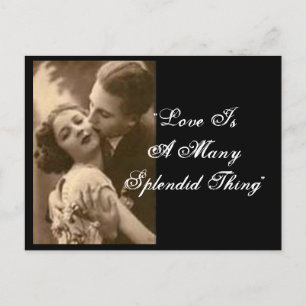 Cartão Postal "O Amor é uma Coisa Maravilhosamente Variada"