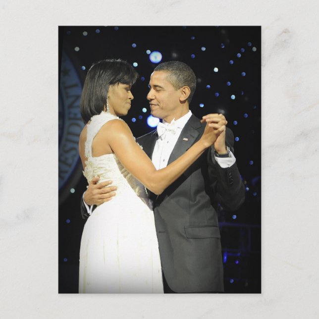 Cartão Postal O amor está no ar, o primeiro Casal dançando II (Frente)