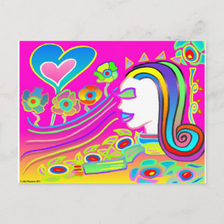 Cartão Postal O Amor Irá Florescer: O Espaço dos Sonhos