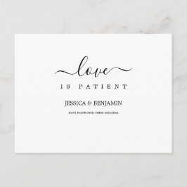 Cartão Postal O Amor Mínimo é o Paciente Adiado