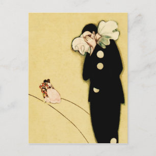 Cartão Postal O Amor Perdido de Pierrot por Sophia Chiostri