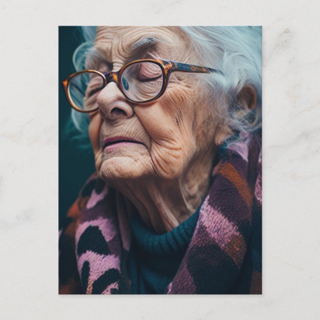 Cartão Postal O ancião (Frente)