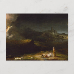 Cartão Postal O Anjo Aparecendo aos Pastores, Thomas Cole
