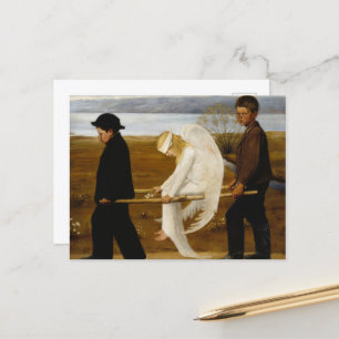 Cartão Postal O Anjo Ferido de Hugo Simberg