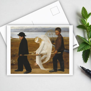 Cartão Postal O Anjo Ferido, Simberg
