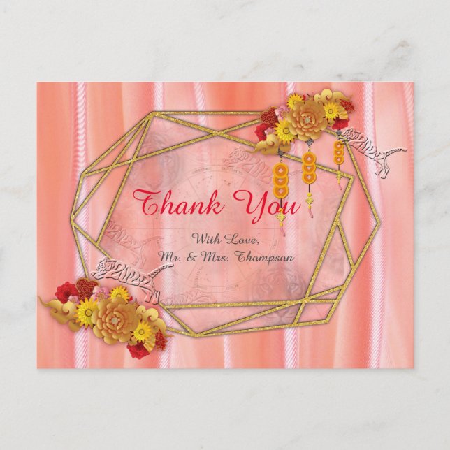 Cartão Postal O Ano do Tigre (Frente)