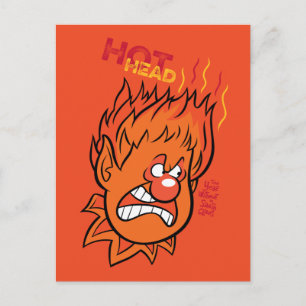 Cartão Postal O ANO SEM PAPAI NOEL™   Cabeça Quente