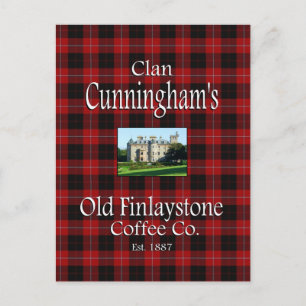 Cartão Postal O Antigo Café Finlaystone de Clan Cunningham.