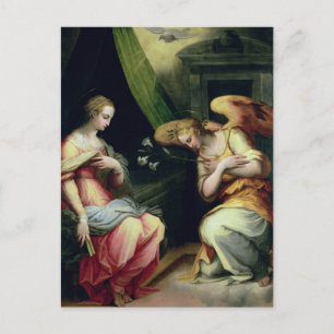 Cartão Postal O anúncio (óleo no painel) 3