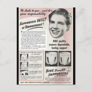 Cartão Postal O apoiante Wilt é perigoso!