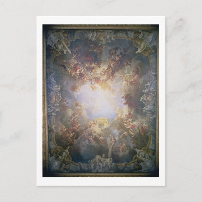 Cartão Postal O Apotheosis de Hercules, do teto do Th (Frente)