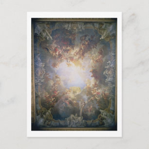 Cartão Postal O Apotheosis de Hercules, do teto do Th