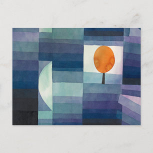 Cartão Postal O Arauto do Outono por Paul Klee
