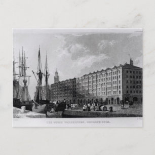 Cartão Postal O Armazém Goree, George's Dock, Liverpool