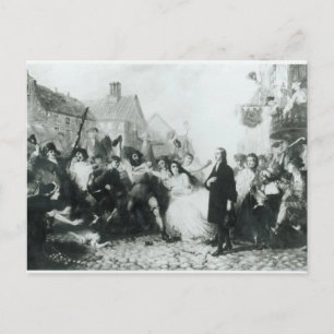 Cartão Postal O Assédio a John Wesley em Wednesbury