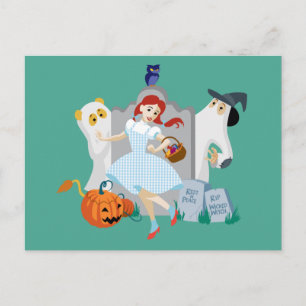 Cartão Postal O Assistente De Oz™   Dorothy Halloween Happy Danc
