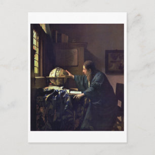 Cartão Postal O astrônomo de Johannes Vermeer