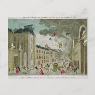 Cartão Postal O Atentado Contra a Vida de Napoleão Bonaparte