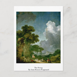 Cartão Postal O Balanço De Jean-Honore Fragonard