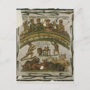 Cartão Postal O Banquete de Costume, de El-Jem c.200-220