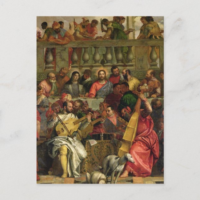 Cartão Postal O Banquete do Casamento no Cana (Frente)