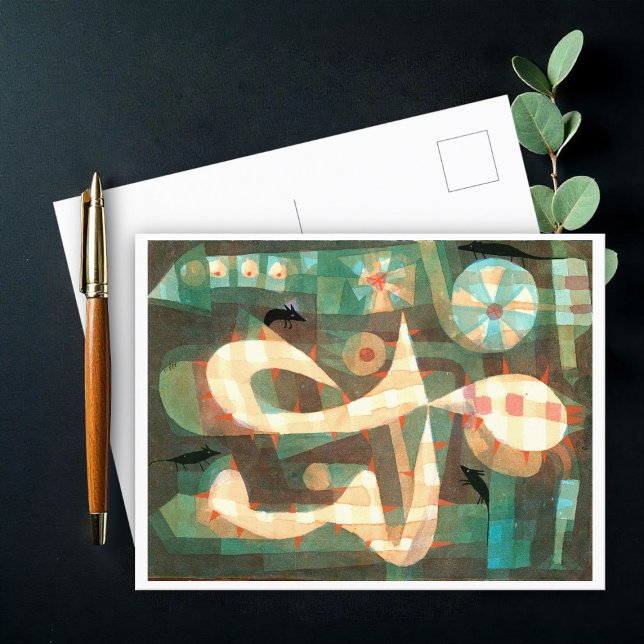 Cartão Postal O Barbed Noose com os Ratos, Paul Klee (Criador carregado)