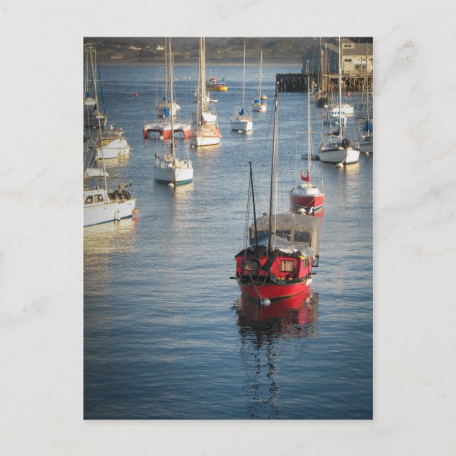 Cartão Postal O Barco Vermelho (Frente)