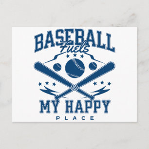 Cartão Postal O Baseball Comanda Meu Lugar Feliz