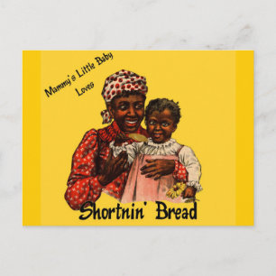 Cartão Postal O Bebê da Mamãe ama o pão