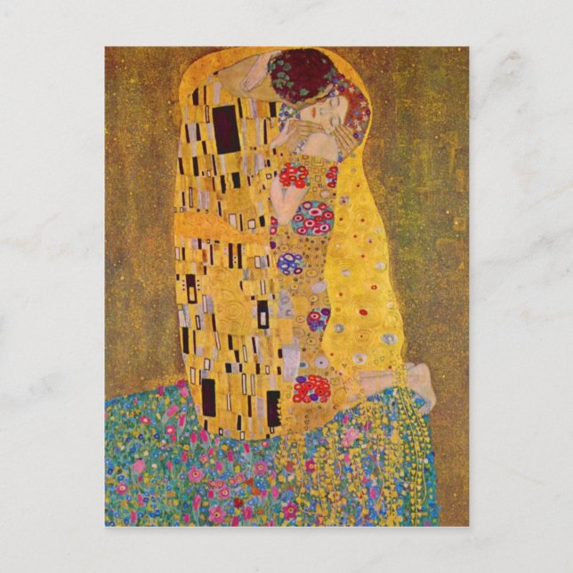 Cartão Postal O Beijo (Frente)