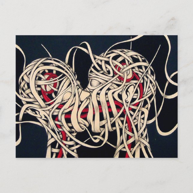 Cartão Postal O Beijo (Frente)