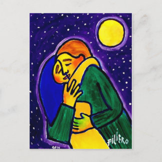 Cartão Postal O Beijo 1 de Piliero