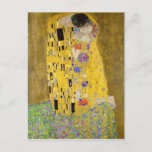 Cartão Postal O Beijo de Gustav Klimt<br><div class="desc">O Beijo de Gustav Klimt</div>