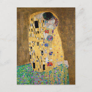 Cartão Postal O Beijo de Gustav Klimt