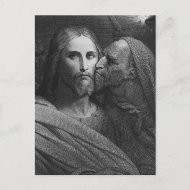 Cartão Postal O Beijo de Judas 2 (Frente)
