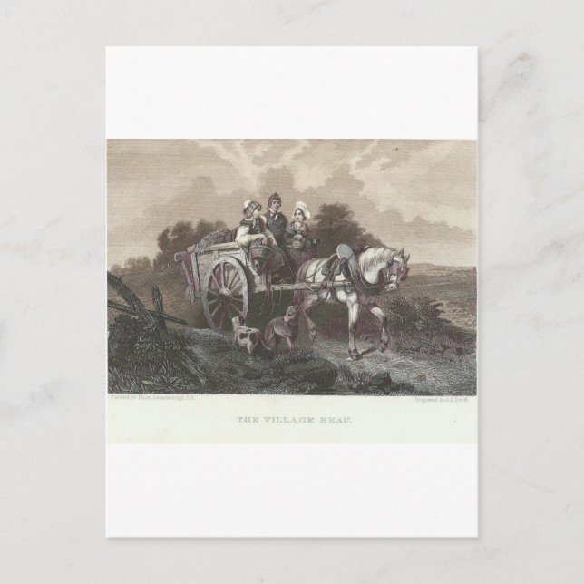 Cartão Postal O Belo da Aldeia (Frente)