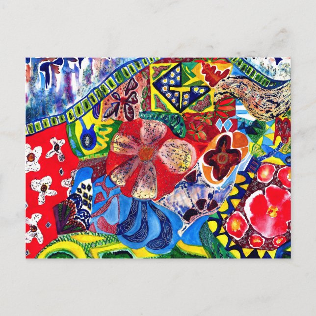 Cartão Postal O Bench 1 de Gaudi. (Frente)