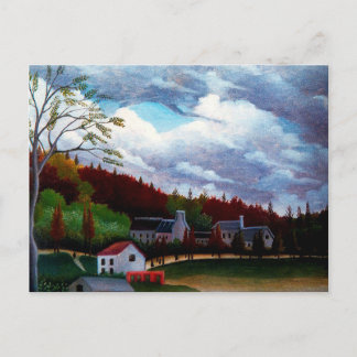Cartão Postal O Bièvre em Gentilly por Henri Rousseau