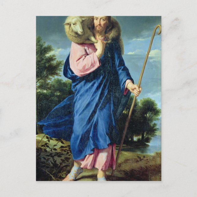 Cartão Postal O Bom Pastor, c.1650-60 (Frente)